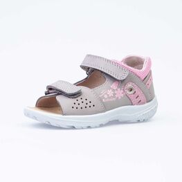 322110-21 Босоножки для девочки сер-роз