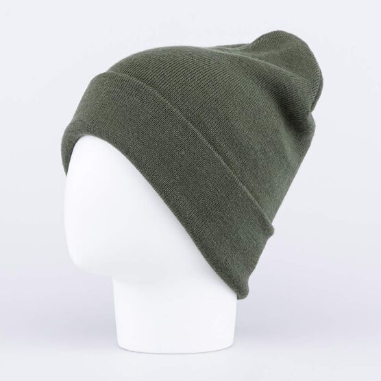 07711403-40 Шапка с отворотом для мальчика оливковый для мальчики оливковый