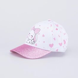 07809089-40 Кепка-бейсболка для девочки Зайка для девочки белый,розовый