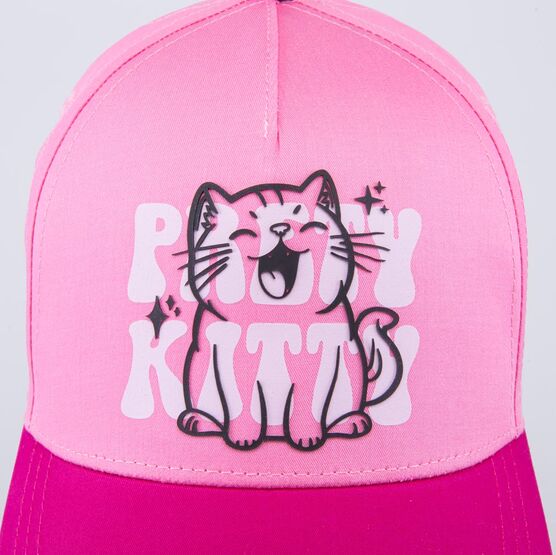 07809090-40 Кепка-бейсболка для девочки Кошечка для девочки розовый фото №5