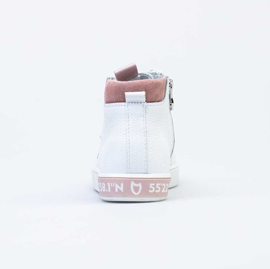 552246-21 Ботинки для девочки белый фото №5