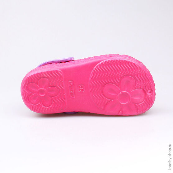 325032-01 Пляжная обувь фуксия для девочки фуксия фото №3