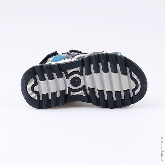 123006-11 Пляжная обувь для мальчики светло-синий фото №3