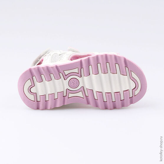 124000-11 Пляжная обувь для девочки персиковый фото №3