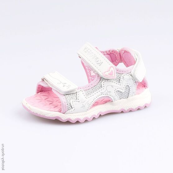 124000-11 Пляжная обувь для девочки персиковый