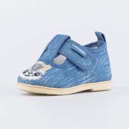 231215-11 Текстильные туфли для мальчика для мальчики голубой