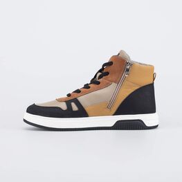 752261-34 Утепленные кожаные ботинки для мальчика-подростка для мальчики коричневый фото №2