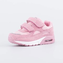 344162-74 Кроссовки со вставками из натуральной кожи для девочки розовый