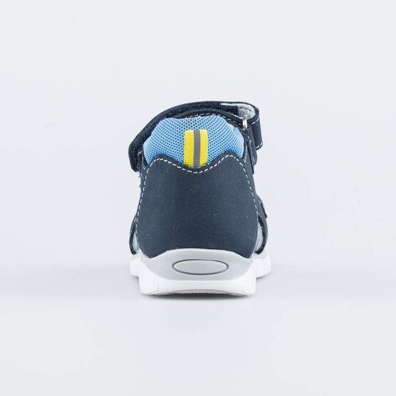 022139-21 Кожаные сандалии Первые шаги для мальчики синий фото №5