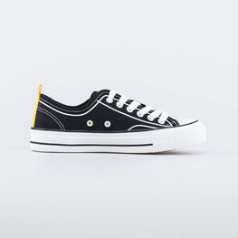 731140-13 Кеды из хлопка для мальчики черный фото №2