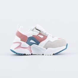 144207-71 Кроссовки для девочки Контраст для девочки разноцветный фото №2