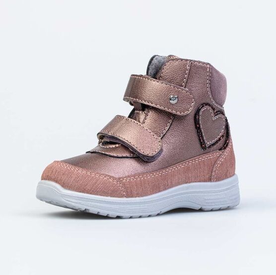 352322-31 Ботинки для девочки бронзовый