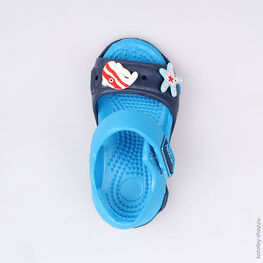 325027-02 Пляжная обувь синяя для мальчики светло-синий фото №4