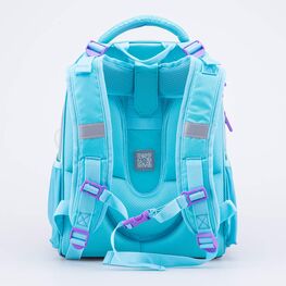 02804316-40 Рюкзак школьный голубой для девочки голубой фото №3