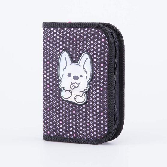 02804325-40 Школьный набор Формованный рюкзак, Мешок для сменной обуви, Пенал, чер-срб для девочки чер-срб фото №4