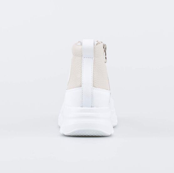 652206-21 Демисезонные ботинки на шнурках для девочки бежевый фото №5