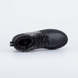 752228-51 Зимние ботинки подростковые для мальчики черный фото №4