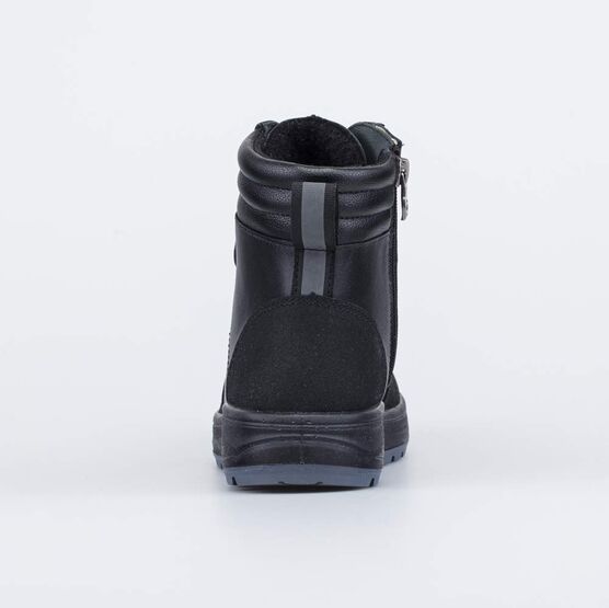 752228-51 Зимние ботинки подростковые для мальчики черный фото №5
