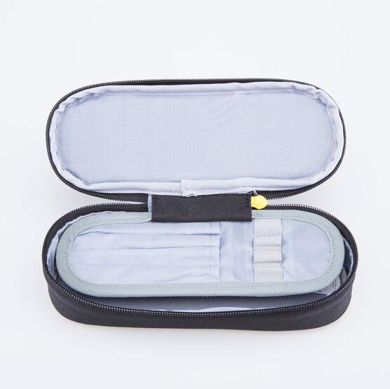 06705020-40 Пенал школьный Football для мальчики черный + желтый фото №4