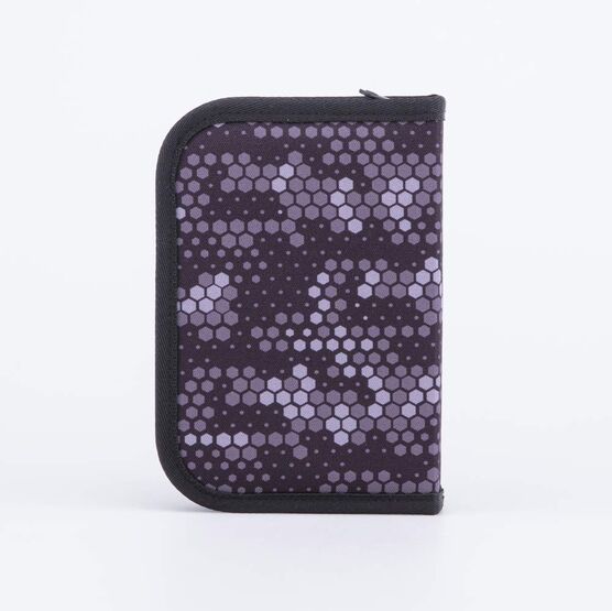 06705021-40 Пенал-книжка школьный для мальчики черный + голубой фото №3