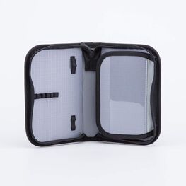 06705021-40 Пенал-книжка школьный для мальчики черный + голубой фото №4