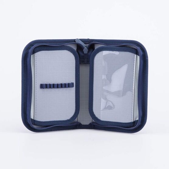 06705023-40 Пенал-книжка школьный синий для мальчики синий фото №4