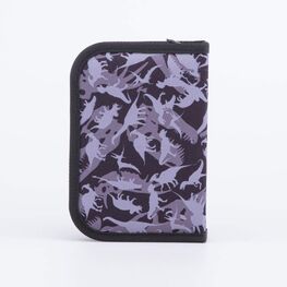 06705025-40 Пенал-книжка школьный Дино для мальчики черный фото №3