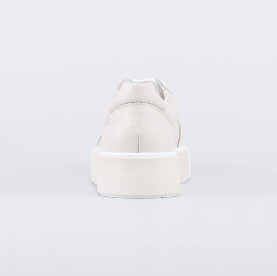 732367-21 Кожаные полуботинки с высокой подошвой для девочки бежевый фото №5