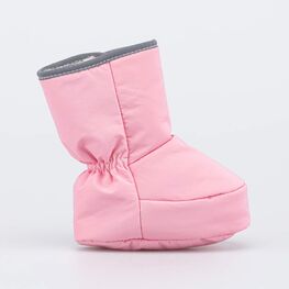 001118-47 Теплые меховые пинетки для малышей для девочки розовый фото №2