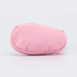 001118-47 Теплые меховые пинетки для малышей для девочки розовый фото №3