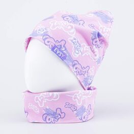 07811948-40 Комплект шапка+снуд для девочки розовый для девочки розовый