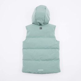 07857041-41 Жилет с капюшоном для девочки для девочки зеленый фото №2