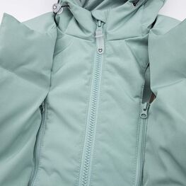 07857041-41 Жилет с капюшоном для девочки для девочки зеленый фото №3