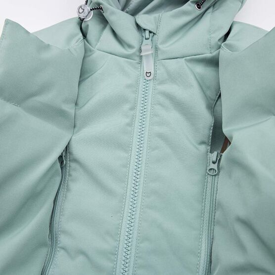 07857041-41 Жилет с капюшоном для девочки для девочки зеленый фото №3
