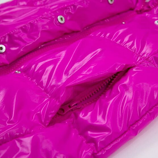 07857041-43 Жилетка с капюшоном фуксия для девочки фуксия фото №5