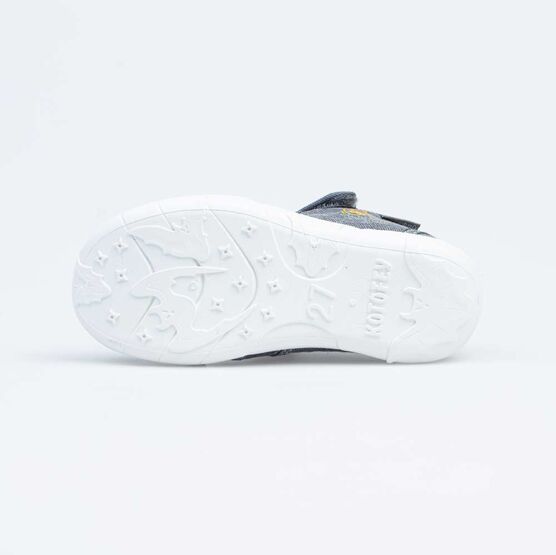 421059-13 Сандалии текстильные для мальчики серый фото №3