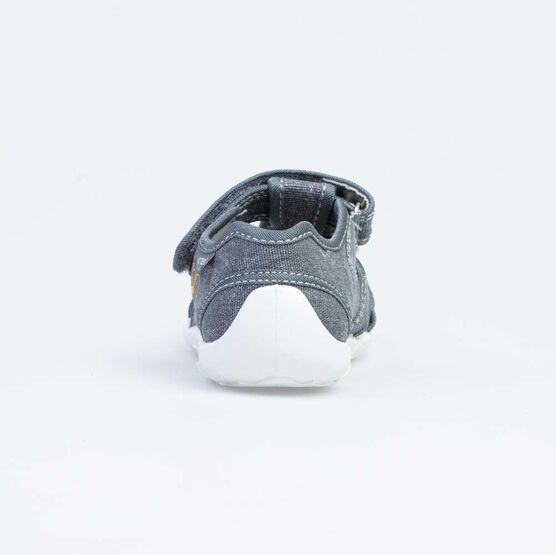 421059-13 Сандалии текстильные для мальчики серый фото №5