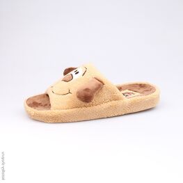 531013-11 Тапочки коричневый для мальчики коричневый