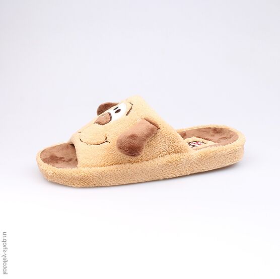 531013-11 Тапочки коричневый для мальчики коричневый