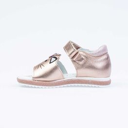 322106-22 Сандали летние на липучке для девочки бронзовый фото №2