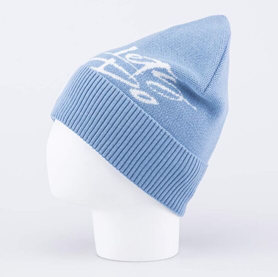 07711961-40 Шапка с отворотом для мальчика голубой для мальчики голубой фото №2