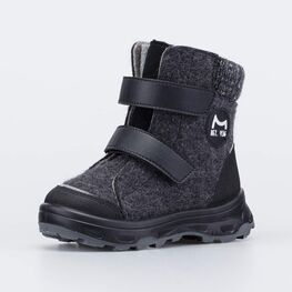 457005-42 Черные валенки для мальчика 1936 для мальчики серый + черный