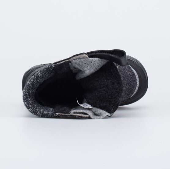 457005-42 Черные валенки для мальчика 1936 для мальчики серый + черный фото №4