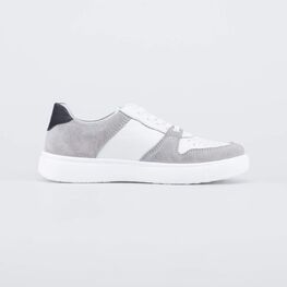 732399-21 Кожаные полуботинки для мальчика для мальчики беж-бел фото №2