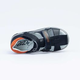 422059-23 Сандалии кожаные для мальчика для мальчики синий фото №4