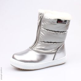 464915-42 Мембранные сапожки для девочки серый