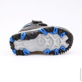 254950-41 Мембранные ботинки с LED-подсветкой для мальчики чер-син фото №3