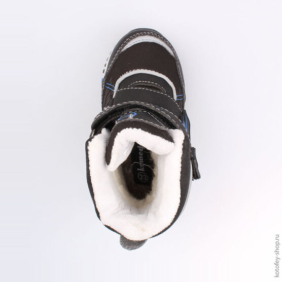 254950-41 Мембранные ботинки с LED-подсветкой для мальчики чер-син фото №4