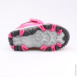 254948-41 Мембранные ботинки с LED-подсветкой для девочки роз-фук фото №3