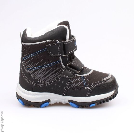 454977-41 Мембранные ботинки для мальчики чер-син фото №2